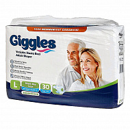 Подгузники Giggles для взрослых 30 шт Large.