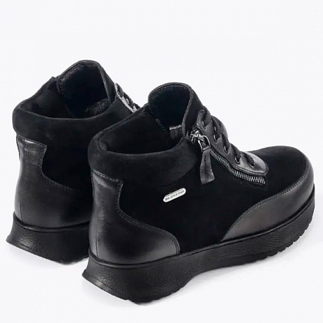 Полусапоги Dr. Spektor с шерстью женские 4313-53C-0 черные. Изображение 4 из 6