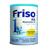 Фрисолак 1 ГА мол.смесь гипоаллергенная с DHA/ARA с 0 до 6 мес. 400 г.