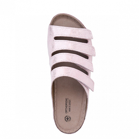 Сабо Luomma повседневные женские LM-703N.046B розовое серебро. Изображение 4 из 4